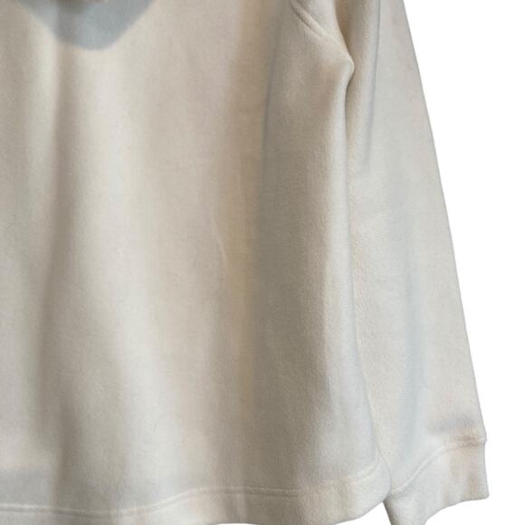 Womens Gap White Buttery Soft Hooded Cowl Neck Workout Gym Hoodie Size Medium - Picture 13 of 15